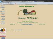 Webseite des Feriendorf der Familie Nehmeier